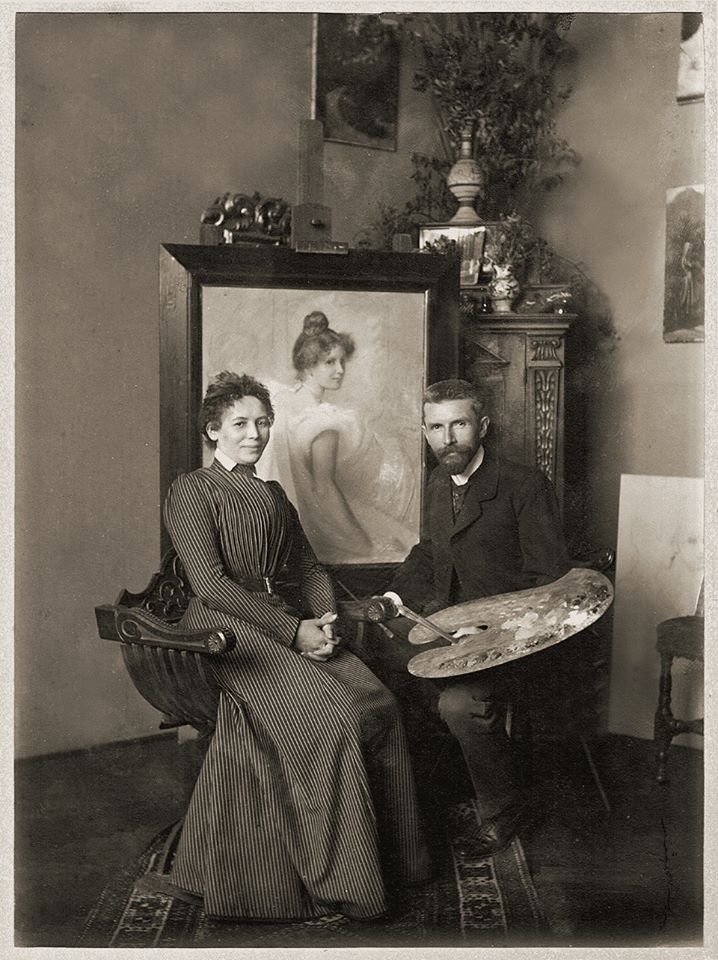 Painter and wife, Austria (c.1930s)