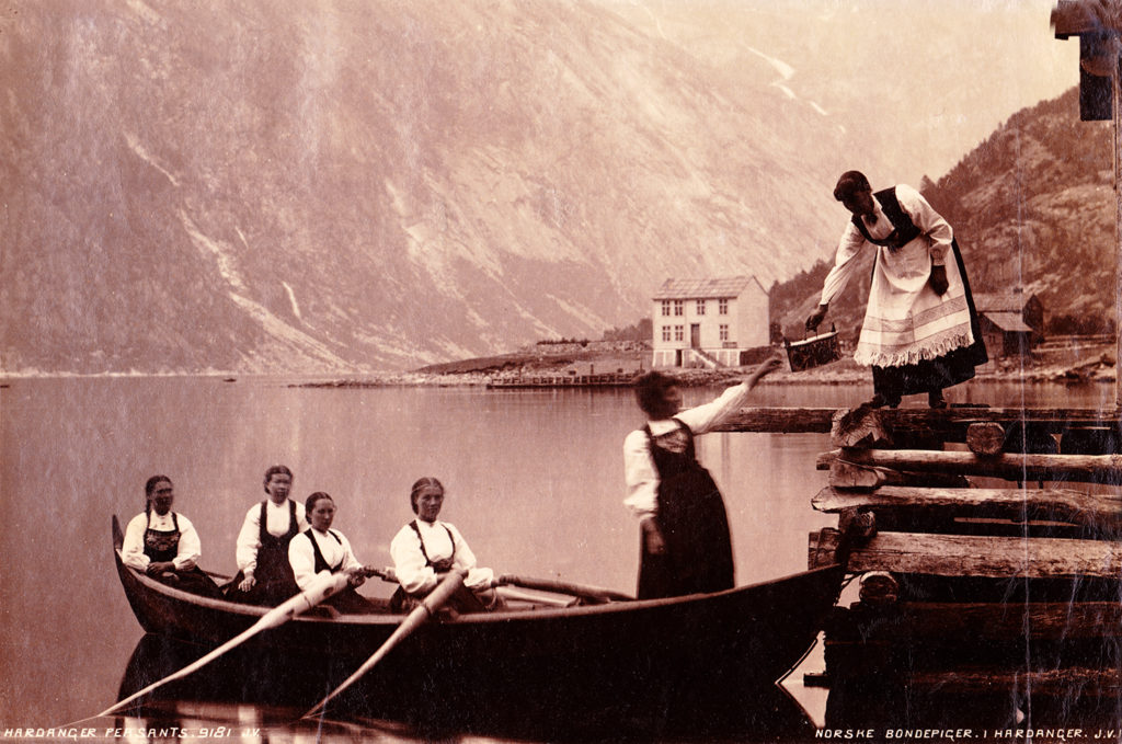 Peasant Girls, Hardanger, Norway (c.1870s)