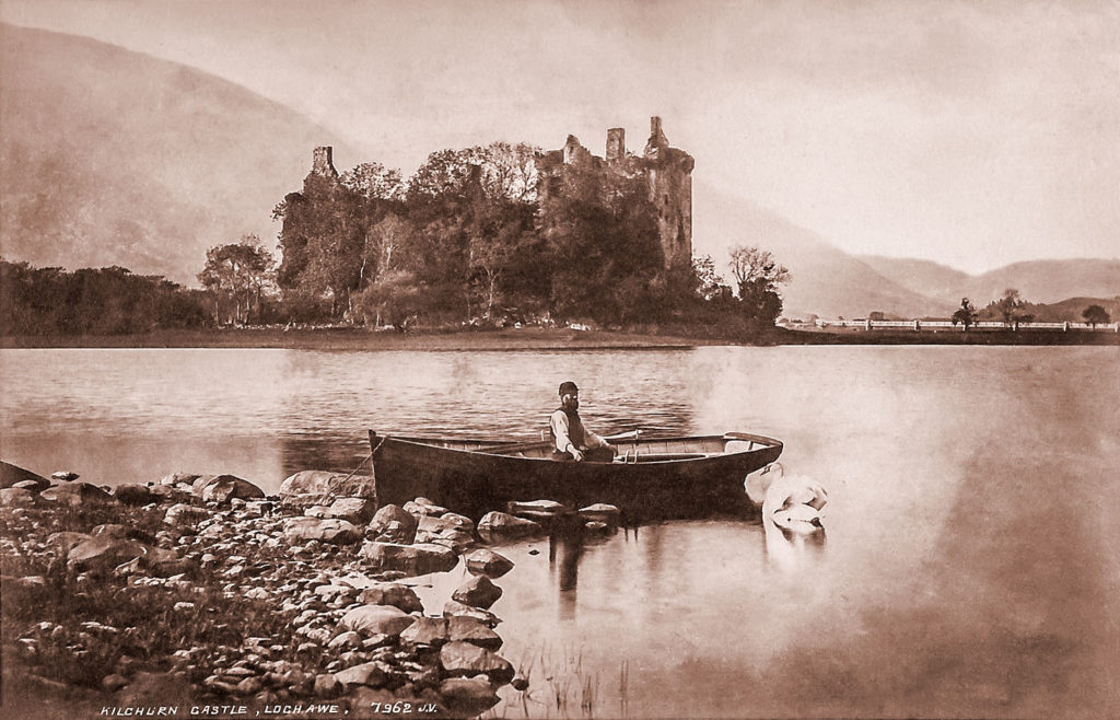 Kilchurn Castle, Loch Awe, Scotland, by James Valentine (c.1870s)